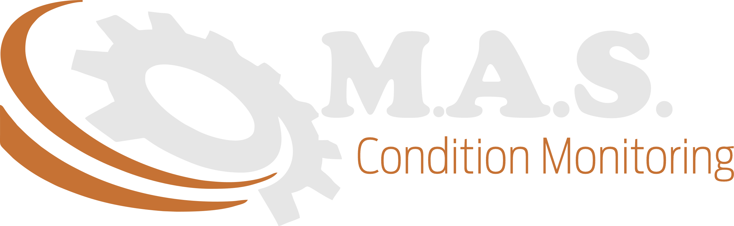 MAS Logo White Orange